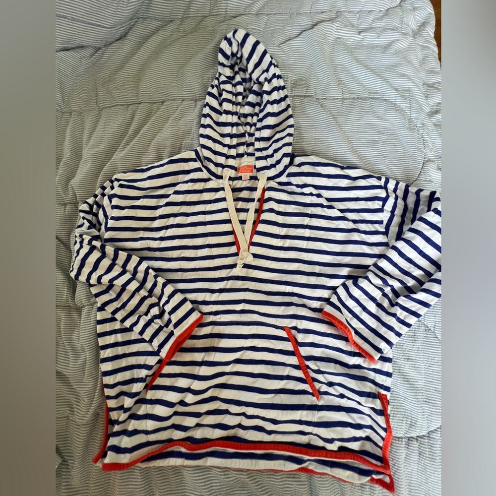J Crew Beach Hoodie size XL